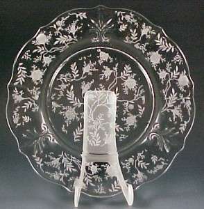   Elegant Depression Glass Fostoria Cambridge Etched 