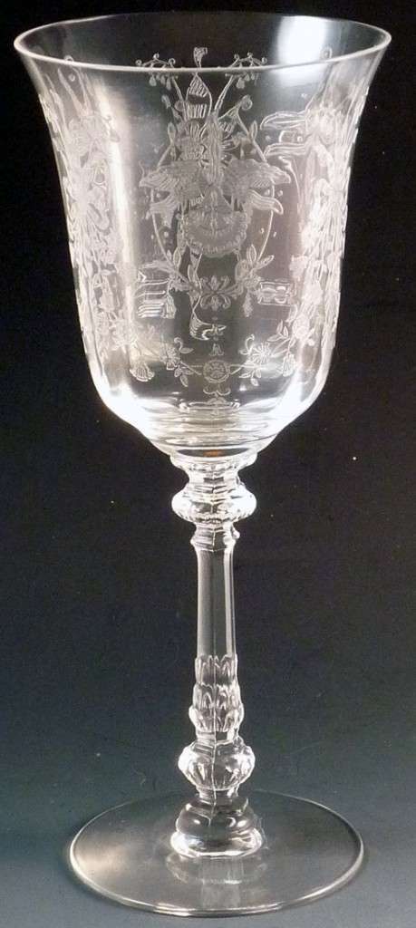 Heisey Glass Orchid Etched Goblet When Vintage Is Best