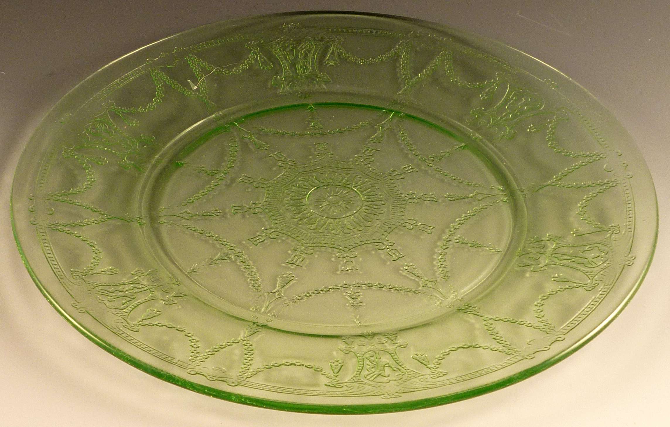 Depression Glass Green Plates - www.inf-inet.com